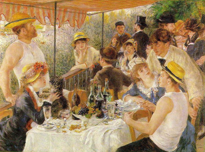 Pierre-Auguste Renoir Luncheon of the Boating Party, china oil painting image